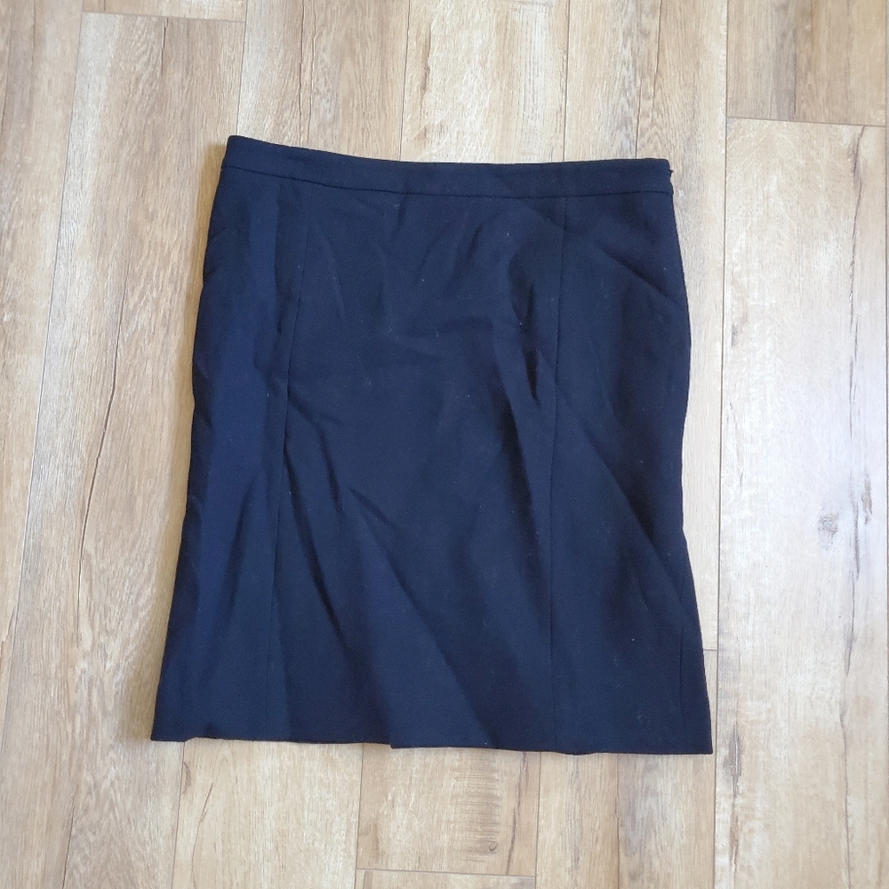 Moschino ITALY MADE Cheap&Chic Womens 12 Straight Skirt Llama Wool Business